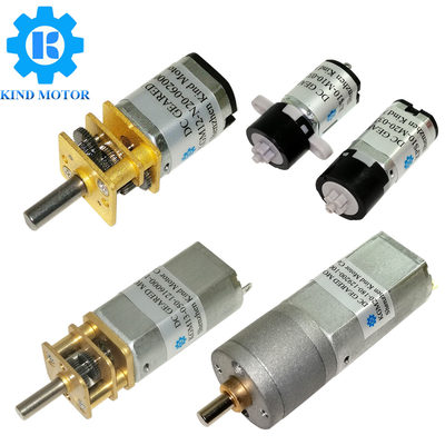 Leistungsstarker 3,1 Watt Gleichstrom-Spur-Gangmotor 0,1 bis 10 kg.cm Drehmoment Mikromotor 3V bis 12V mit Getriebe gebürstet/bürstelos