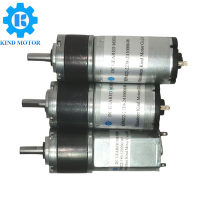 Lärmarmer Mikro-Planetengetriebe-Motor DCs 6v 12v 24v 22mm für intelligente Produkte