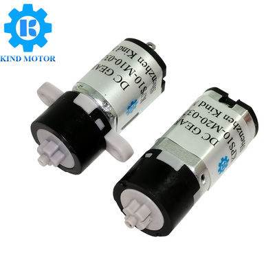 DC-Plastikgang-Motor des Mikro-10mm 1.5v 3v 6v mit der Befestigung des Ohrs und mit Drähten