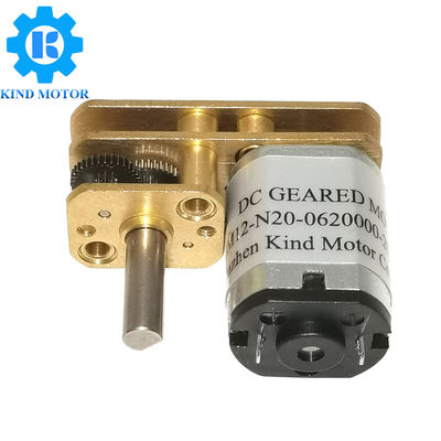 Edelstahl rechtwinkliges Stall-Drehmomentkohlebürste des DC-Gang-Motor3.2kgcm