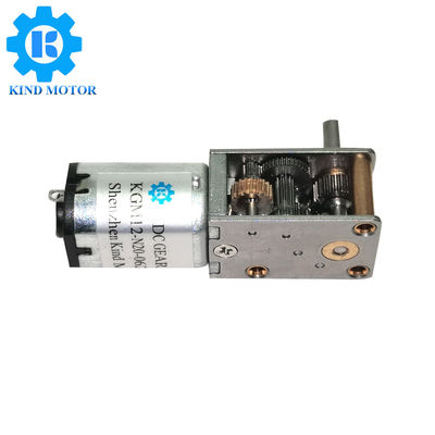 Der 12 Volt-Getriebemotor rechtwinkliges 2.2kgCm veranschlagte Spitzenleistung des Drehmoment-2.1W