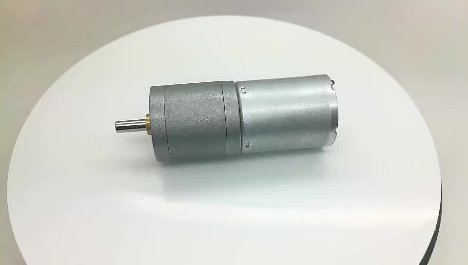 Kleiner elektrischer 16mm 20mm 25mm 37mm Kohlenstoffbürste 6V 18v 12 Rpm Getriebemotor