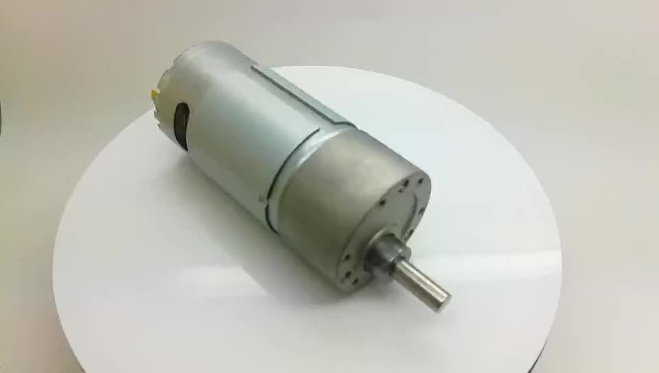 KGM37-555 35mm 37mm DC 12v 24v 80 Rpm 100 Rpm 6mm Welle DC Getriebe Motor