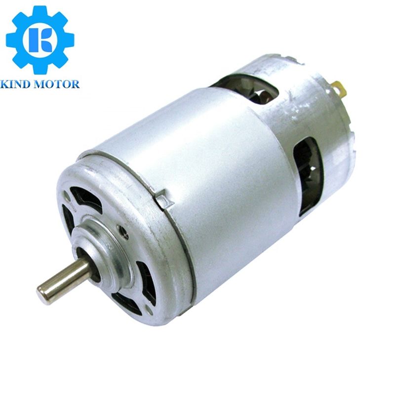 Hochdrehmoment 5 mm langer Doppelwellen Durchmesser 42 mm 45 mm DC 12v 18v 24volt 36v RS-750 755 750 775 3000rpm 3600rpm 6000rpm Motor