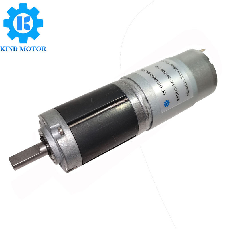 24 Volt bürstete Durchmesser DC-Getriebemotor-28mm mit 6mm Des-Welle