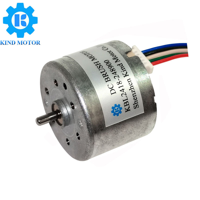 schwanzloser Motor lärmarmer 24mm bl2418 Kugellager DCs 2mm Welle 6v 12v 14.4v 18v 24v mit Kodierer