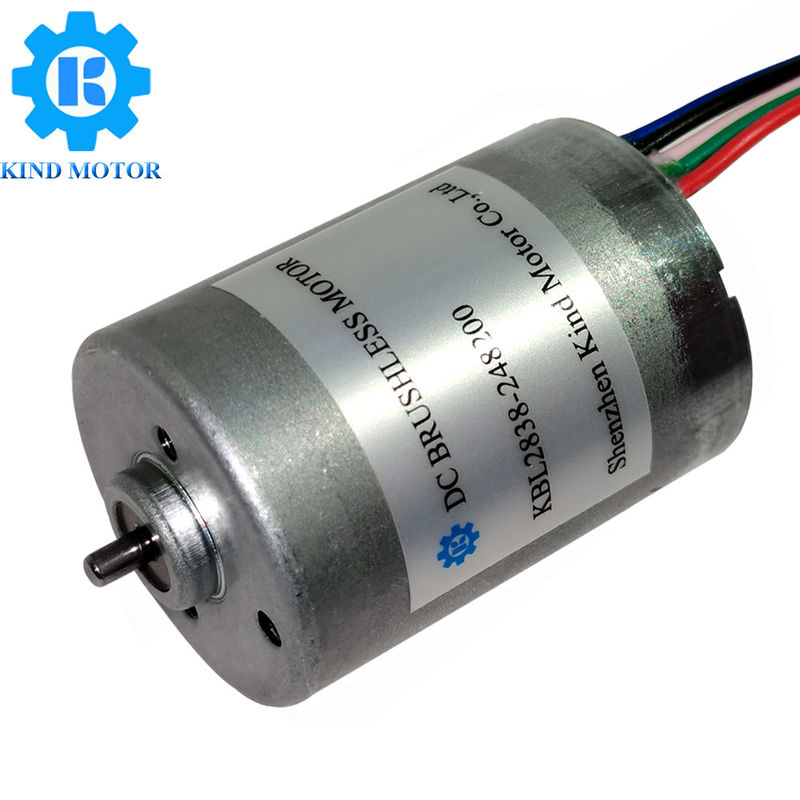 DC-nidec 5w 10w Bewegungsschwanzloses DC-pwm 6 der hohen Leistungsfähigkeit Dauermagnet-2838 7,4 8 12 14,4 18 24 Volt