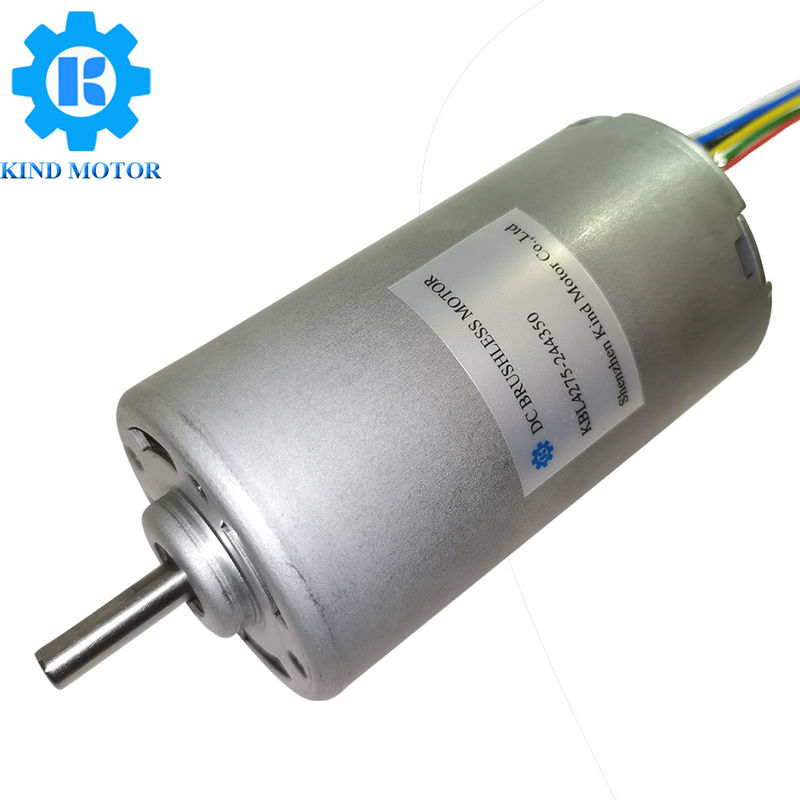 Hohe Leistung 42mm schwanzloser DC-Motor mit 4275 Doppeltkugellagern 300w 350w 12v 14.4v 18v 24v
