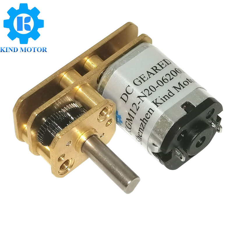Edelstahl rechtwinkliges Stall-Drehmomentkohlebürste des DC-Gang-Motor3.2kgcm